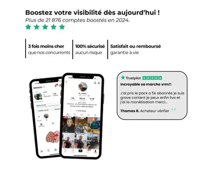 Design RetroBoost - Interface achat boost réseaux sociaux