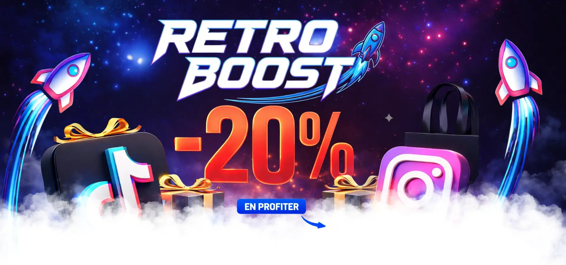 RetroBoost - N°1 boost réseaux sociaux en France